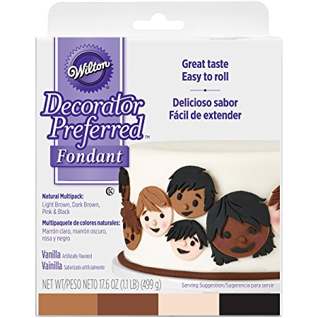 Wilton Decorator Preferred Natural Skin Tone Fondant Icing