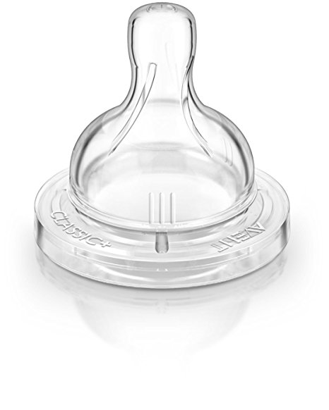 Philips AVENT 2 Count BPA Free Classic Nipple, Variable Flow, 3 months plus