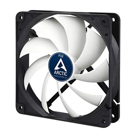 ARCTIC F12 - 120 mm Standard Case Fan | Ultra Low Noise Cooler | Silent Cooler with Standard Case | Push- or Pull Configuration possible