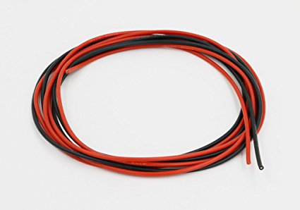 BNTECHGO 18 Gauge Silicone Wire Soft and Flexible 18 AWG Silicone Wire 150 Strands of copper wire 5 ft Black And 5 ft Red Super low electrical resistance for a highly efficient connection