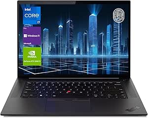 Lenovo ThinkPad X1 Extreme Business Laptop, 16" FHD  Display, Intel Core i7-12700H, NVIDIA GeForce RTX 3050 Ti, 64GB DDR5 RAM, 2TB SSD, FP Reader, IR CAM, Wi-Fi 6, Windows 11 Pro, 1 Yr Warranty