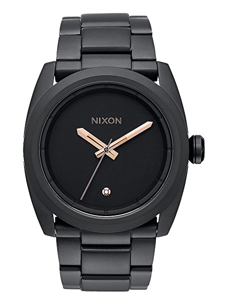 Nixon Kingpin All Black / Rose Gold Stainless Steel Analog watch