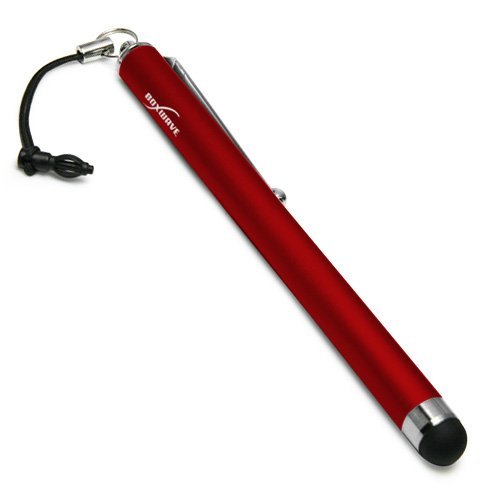 BoxWave Capacitive Amazon Kindle Fire Stylus - Works for All Kindle Touch Screen Devices - Kindle Fire HD 7 inch, Kindle Fire HD 8.9 inch, Kindle Fire, Kindle Touch, Kindle Paperwhite (Crimson Red)