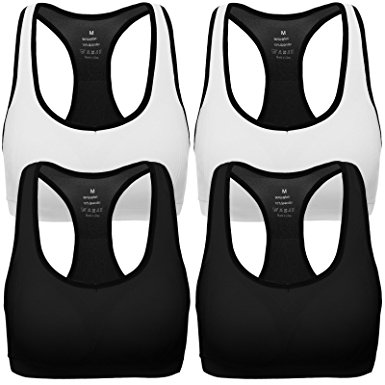 Mirity Women Racerback Sports Bras - High Impact Workout Gym Activewear Bra