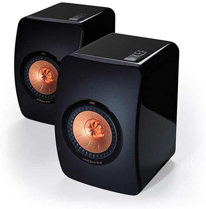 KEF LS50 Mini Monitor - High Gloss Piano Black (Pair)