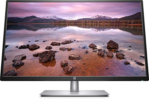 HP 32s Display Full HD (1920 x 1080) 31.5 Inch Monitor (5 ms, 1 VGA, 1 HDMI) - Silver/Black