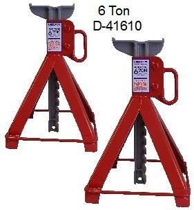 US JACK D-41610 6 Ton Garage Stands Made In USA