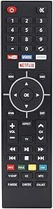 Remote Control Fit for Most Element Smart TV ELSW3917BF E4SFT5017 E4STA5017 ELSJ5017 WE50UB4417