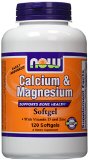 NOW Foods CalciumMagnesium Plus Vitamin D and Zinc 120 Softgels