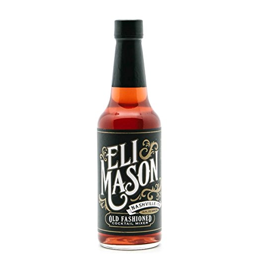 Old Fashioned Mix - Cocktail Syrup Mixer Bottle with Premium Bitters, Natural Cane Sugar & Gomme Syrup - Quick, Easy & USA Made in Nashville by Eli Mason