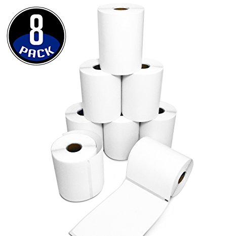 [8 Rolls, 220/Roll] Dymo 1744907 Compatible Extra Large Shipping & Postage 4” X 6” Labels for 4XL, Premium Adhesive & Resolution