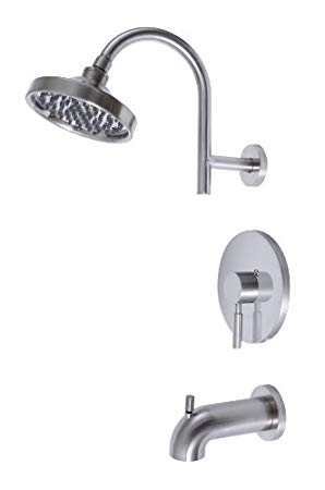 Premier 120094 Essen Single-Handle Tub and Shower Faucet, PVD Brushed Nickel