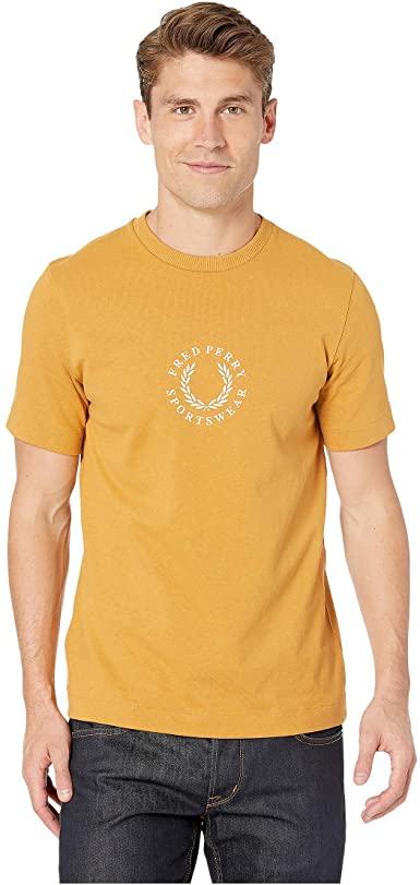 Fred Perry Men's Circular Embroidered T-Shirt