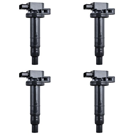 Ignition Coil Set of 4 for Various Echo Prius Scion XA XB Yaris compatible with UF316 UF-316