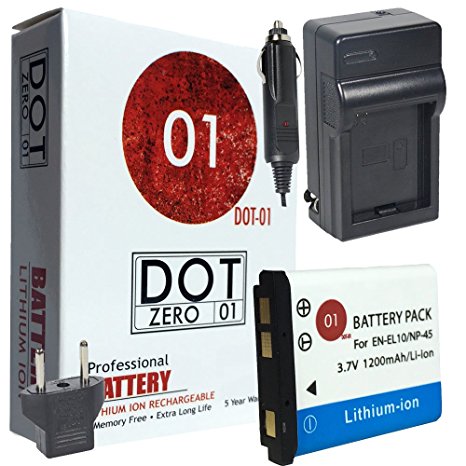 DOT-01 Brand Fujifilm INSTAX Mini 90 Battery and Charger for Fujifilm INSTAX Mini 90 Camera and Fujifilm INSTAX Mini 90 Battery and Charger Bundle for Fujifilm NP45A NP-45A