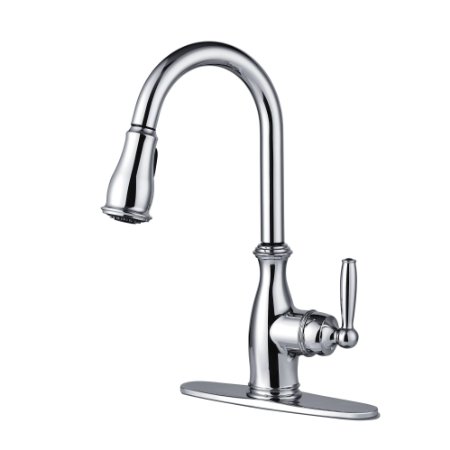 Moen 7185C Brantford One-Handle High Arc Pull-down Kitchen Faucet Chrome