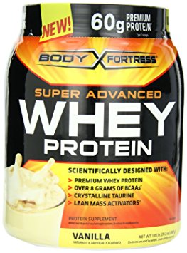 Body Fortress Whey Protein Powder, 31.2 Ounces (Vanilla, 2 Pack)