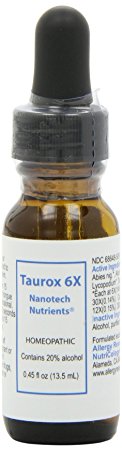 Nutricology Taurox 6x Liquid, 0.45-Ounces