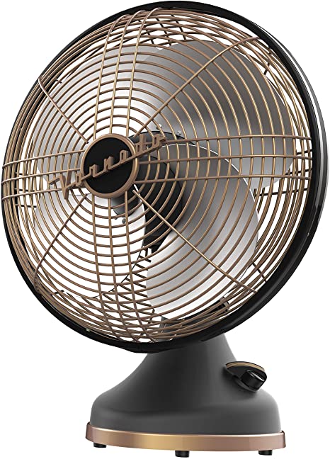 Vornado Silver Swan Alchemy Oscillating Vintage Fan, Gunmetal