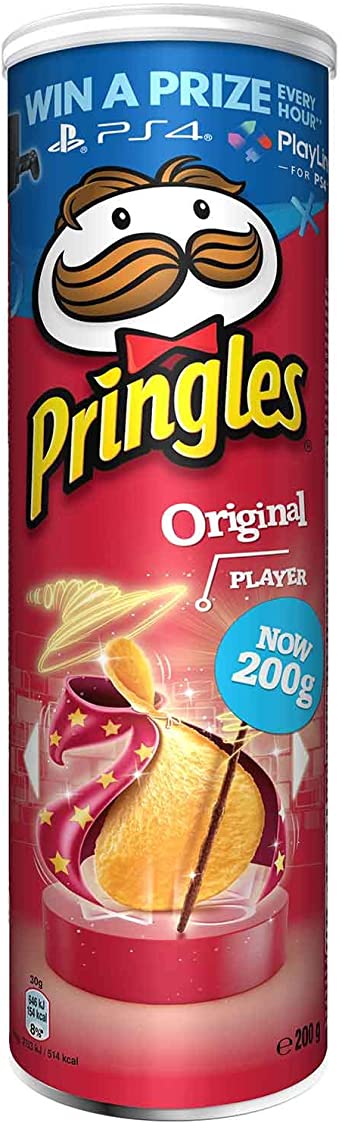 Pringles Original Crisps, (1 x 200g tube)