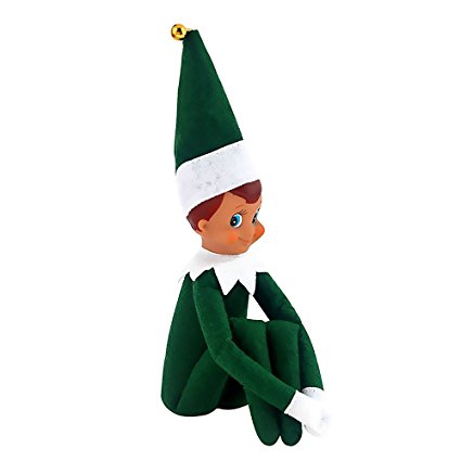 Christmas Elf On The Shelf Smiley Plush Dolls（Boy Girl） Figure Novelty Kid Toy Gift Xmas