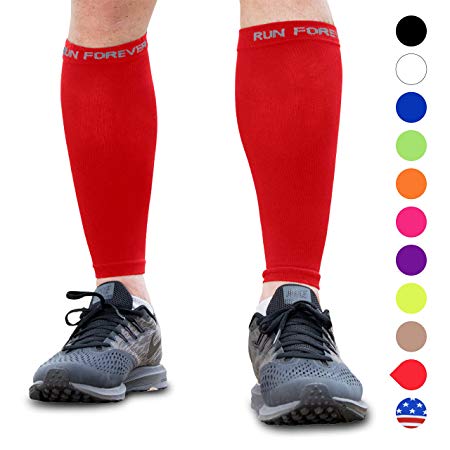 Calf Compression Sleeve - Leg Compression Socks for Shin Splint, Calf Pain Relief - Men, Women, and Runners - Calf Guard for Running, Cycling, Maternity, Travel, Nurses