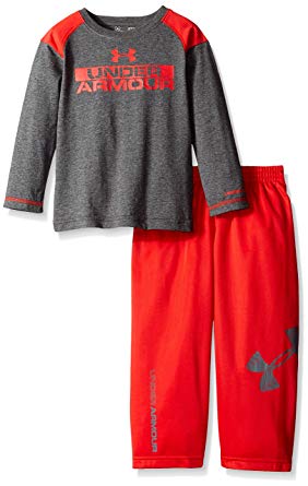 Under Armour Boys' Long Sleeve Tee and Pant Set