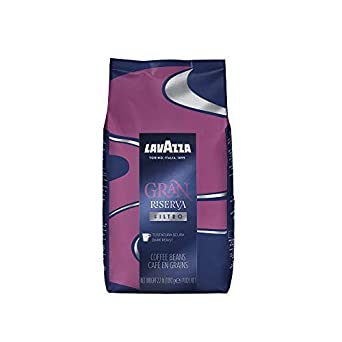 Lavazza Gran Riserva Filtro Whole Bean Coffee Dark Roast 2.2LB Bag