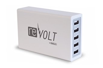 Revolt 50W Multi-port Portable USB Wall or Travel Charger