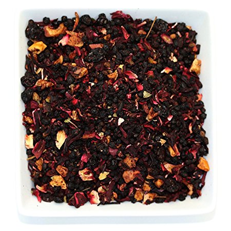 Tealyra - Grandma's Garden Berry - Fruit Tea Blend - Hibiscus and Berries Based Herbal Loose Leaf Tea - Vitamines Rich - Caffeine-Free - Hot and Iced Tea - 110g (4-ounce)