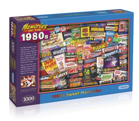 Gibsons 1980s Sweet Memories Jigsaw Puzzle 1000 pieces