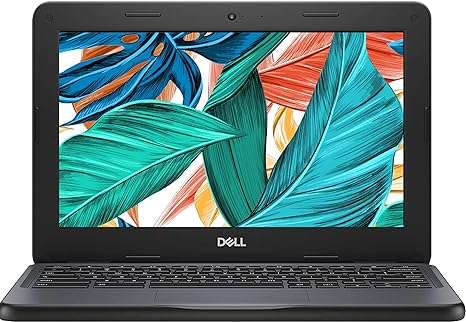 Dell Chromebook 11 3100 Rugged Chromebook, 11.6" HD Anti-Glare Screen, Intel Celeron N4020, 4GB LPDDR4 RAM, 16GB eMMC Storage, Spill-Resistant Keyboard, HD Webcam, WiFi 5, Black, Chrome OS