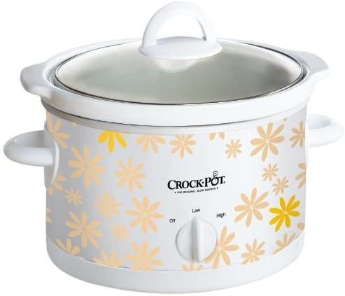 Crock Pot SCR250-DA 2-1/2-Quart Slow Cooker, Yellow Daisy Pattern