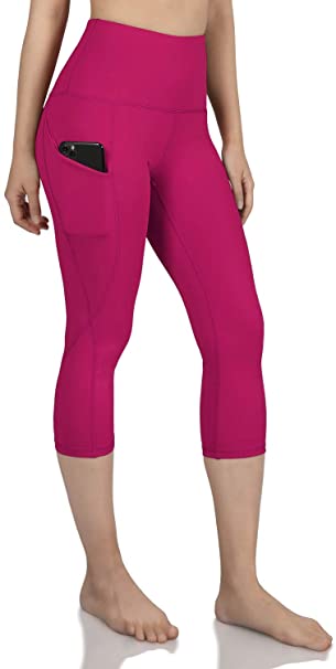 ODODOS Out Pocket High Waist Yoga Pants,Tummy Control,Pocket Workout Yoga Pant