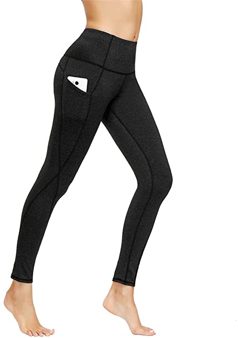 Kyopp Women's 25" / 28" High Waist Yoga Pants Tummy Control Workout Running 4 Way Stretch Yoga Leggings