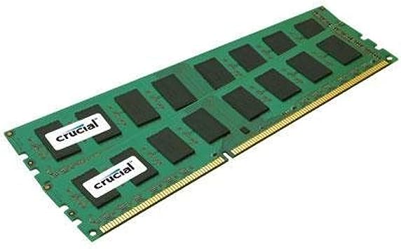 Crucial 4GB Kit (2GBx2) DDR3 1333 MT/s (PC3-10600) CL9 Unbuffered UDIMM 240-Pin Desktop Memory Modules CT2CP25664BA1339