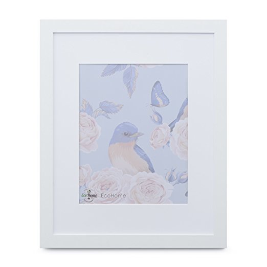 18x24 White Picture Frame - Matted for 12x18, Frames by EcoHome