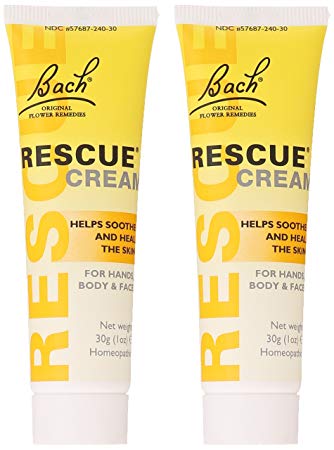 Bach Flower Essences Rescue Remedy Cream, 30 Gram, 2 Count
