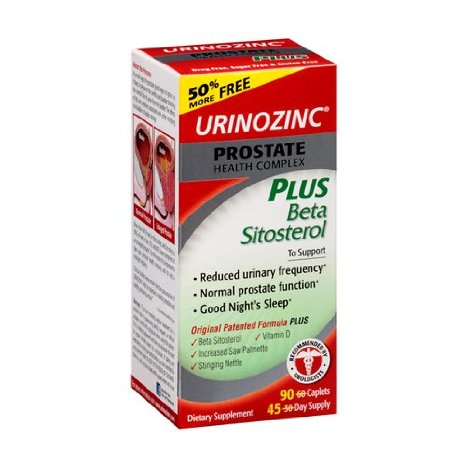 DSE Urinozinc Plus with Beta-Sitosterol Supplement, 60 Count