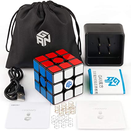 D-FantiX Gan 356i Smart Cube Gans 356 I 3x3 Speed Cube Gan I Bluetooth Magnetic Cube Online Real-time Battle Intelligent Timing Tracking Movements with Cube Station App