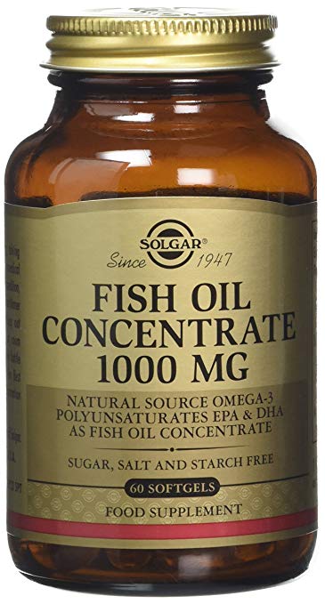 Solgar Fish Oil Concentrate 1000 mg Softgels - Pack of 60