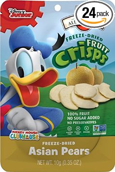 Brothers-ALL-Natural Fruit Crisps Donald Duck Pear 035 Ounce Pack of 24