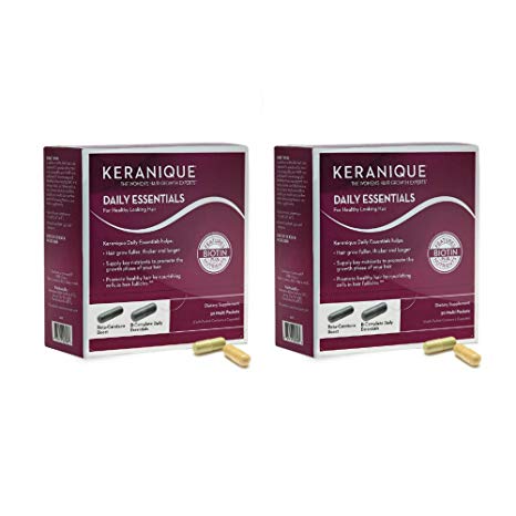 Keranique Daily Essential Supplements, 60 Capsules (2 Pack)