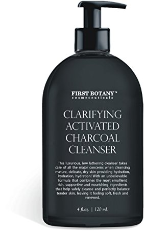 Activated Charcoal Cleanser 4 fl oz with MSM and Vegan DMAE, Vitamin C and Alpha Lipoic acid helps to combat acne and blemishes, fade dark spots, and provide anti-aging and antioxidant protection.