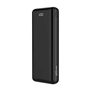 Portronics Mino 20D Built-in 20000 mAh Li-Polymer POWERBANK with Digital Display for All Android & iOS Devices