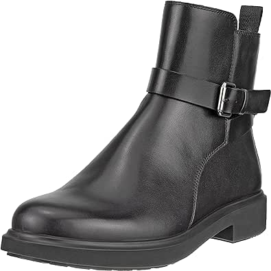 ECCO Women's Amsterdam Waterproof Buckle Ankle Boot