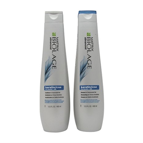 Matrix Keratindose Shampoo and Conditioner, 13.5 oz.