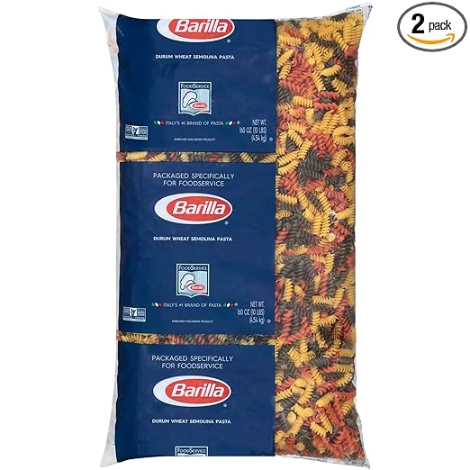 Barilla Tricolor Rotini Pasta, 10 Pound -- 2 Per Case.