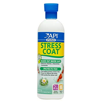 API POND STRESS COAT Pond Water Conditioner Bottle