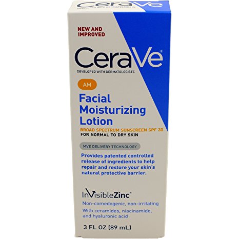 CeraVe Facial Moisturizing Lotion, 3 Fl Oz  AM (Pack of 3)